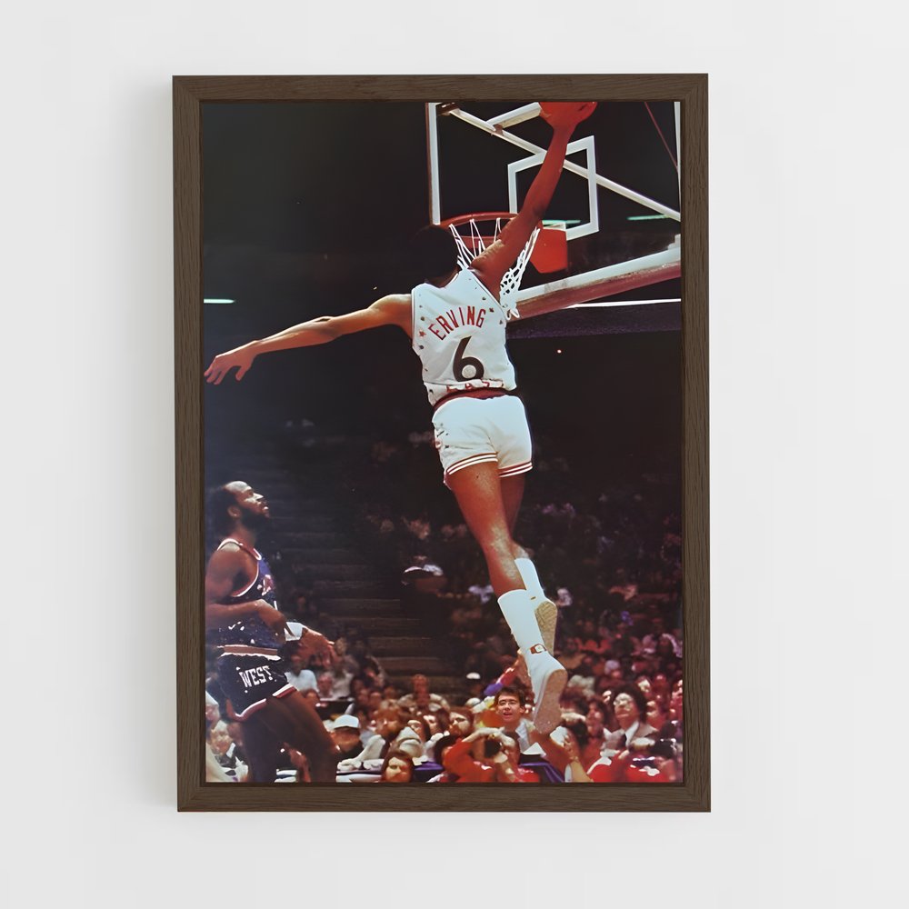 Poster L'Envol de Dr. J – affiche Basketball (vue 5)